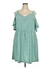 Bailey Blue Solid Teal Casual Dress Size 2X - photo 1