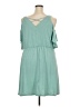 Bailey Blue Solid Teal Casual Dress Size 2X - photo 2