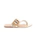 Veronica Beard Gold Sandals Size 8 1/2 - photo 1