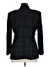 Le Suit 100% Viscose Plaid Blue Blazer Size 14 - photo 2