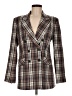 Apt. 9 + Cara Santana Plaid Brown Blazer Size 6 - photo 1