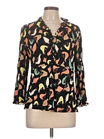 Loco Lindo 3/4 Sleeve Blouse (view 1)