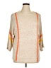Dokotoo 100% Acrylic Chevron-herringbone Tan Poncho Size XL - photo 1