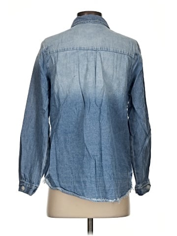 Democracy Long Sleeve Button-Down Shirt (view 2)