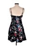Express 100% Rayon Floral Black Casual Dress Size M - photo 2