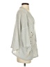 La Rok Metallic Silver Pullover Sweater Size XS - photo 4