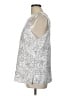 Banana Republic Silver Sleeveless Blouse Size L - photo 5
