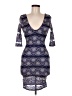Trac Paisley Blue Cocktail Dress Size M - photo 1