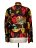 Coldwater Creek 100% Silk Floral Brown Jacket Size L - photo 2