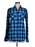 J.Crew Plaid Blue Long Sleeve Button-Down Shirt Size 6 (tall) - photo 1