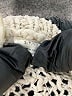 Roxy 100% Cotton Metallic Ivory Pullover Sweater Size S - photo 8