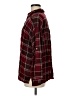 Max Studio 100% Rayon Plaid Burgundy Long Sleeve Button-Down Shirt Size M - photo 5