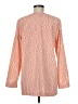 Lands' End Orange Long Sleeve Blouse Size M - photo 2