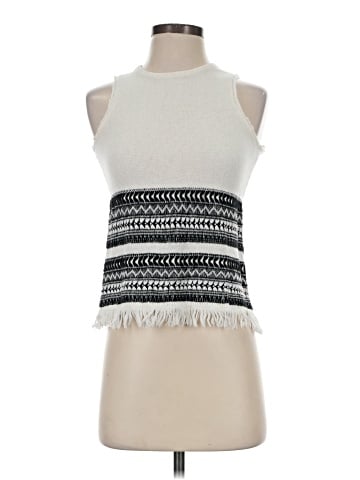 Madewell Villagrove Sweater Tank in Bright Ivory (view 1)
