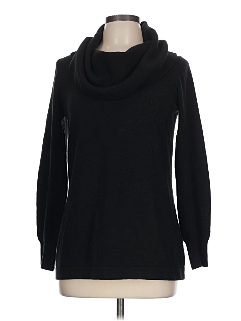 Pre-owned French Connection Turtleneck Sweater In Black