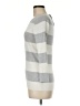 Banana Republic Stripes Gray Silver Pullover Sweater Size M - photo 5