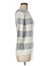 Banana Republic Stripes Gray Silver Pullover Sweater Size M - photo 4