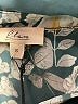 Elan 100% Polyester Floral Teal Long Sleeve Blouse Size S - photo 7