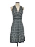 Max Studio Polka Dots Blue Casual Dress Size S - photo 1