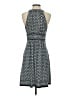 Max Studio Polka Dots Blue Casual Dress Size S - photo 2