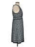 Max Studio Polka Dots Blue Casual Dress Size S - photo 4