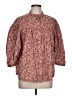 Lee Tweed Red 3/4 Sleeve Button-Down Shirt Size L - photo 1