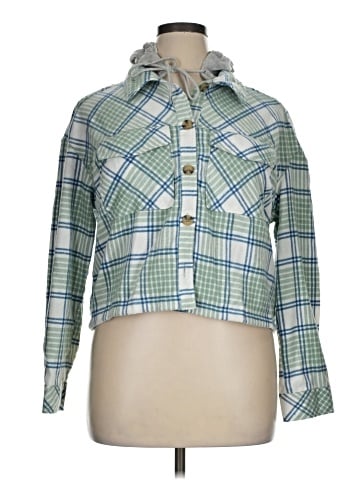 Ultra Flirt Long Sleeve Button-Down Shirt (view 1)