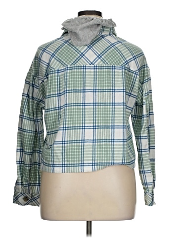 Ultra Flirt Long Sleeve Button-Down Shirt (view 2)