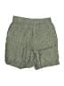 Athleta 100% Linen Chevron-herringbone Green Cargo Shorts Size 0 - photo 2