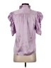 FRAME Purple Short Sleeve Blouse Size XS - photo 2
