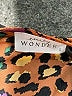 Wonder 100% Polyester Animal Print Orange Short Sleeve Blouse Size S - photo 7