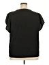 Shein Curve 100% Polyester Black Short Sleeve Blouse Size 3X - photo 2