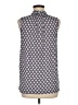 Ann Taylor LOFT Blue Sleeveless Blouse Size M - photo 2