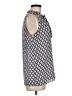 Ann Taylor LOFT Blue Sleeveless Blouse Size M - photo 4