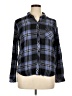 Rails 100% Rayon Plaid Blue Long Sleeve Button-Down Shirt Size XL - photo 1