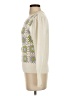 Design 365 100% Cotton Floral Ivory Pullover Sweater Size XS - photo 5