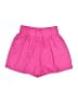 Express 100% Polyester Solid Pink Shorts Size S - photo 1