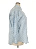 Lands' End Checkered-gingham Blue Long Sleeve Button-Down Shirt Size 18 - photo 4