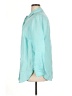 Talbots 100% Linen Teal Long Sleeve Button-Down Shirt Size 0X - photo 5