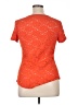 Maison Jules Floral Orange Short Sleeve Top Size XL - photo 2