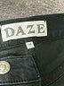 Daze Stars Black Denim Shorts Size 24 waist - photo 3
