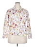 Coldwater Creek 100% Cotton Floral White Blazer Size 18 - photo 1