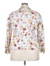 Coldwater Creek 100% Cotton Floral White Blazer Size 18 - photo 2