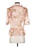 Zara Pink 3/4 Sleeve Blouse Size S - photo 2