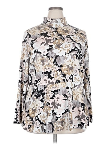 Isaac Mizrahi LIVE! Long Sleeve Blouse (view 1)