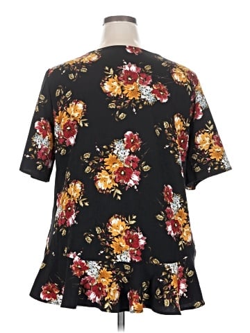 Time and Tru Short Sleeve Blouse (view 2)