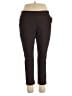 Simply Vera Vera Wang Solid Brown Active Pants Size XL - photo 1