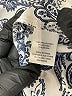 Bobeau 100% Polyester Paisley Silver Blue Short Sleeve Blouse Size L - photo 8