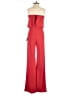 Lulus Color Block Red Jumpsuit Size XXS - photo 2