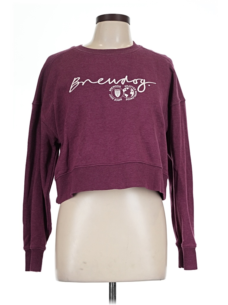 Pre-owned Unbranded Sweatshirt In Burgundy